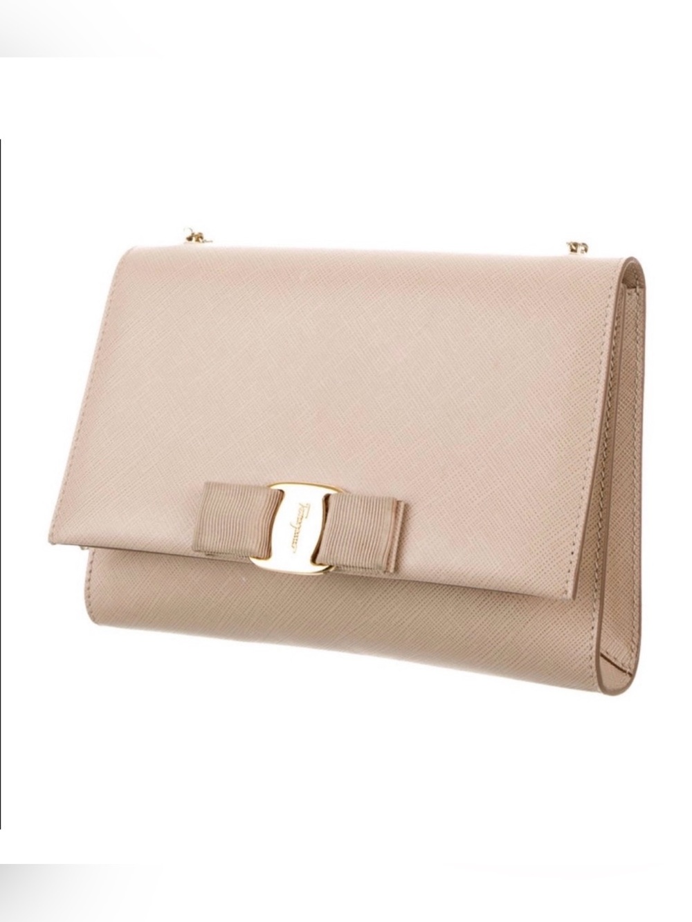 Salvatore Ferragamo authentic Crossbody Bag with Gold Hardware